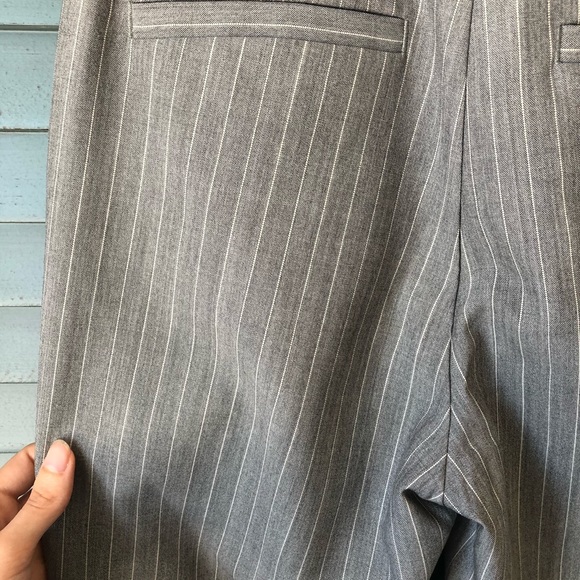 MO&Co. Wool High waist Paperbag Pinstripe minimal - Picture 6 of 13